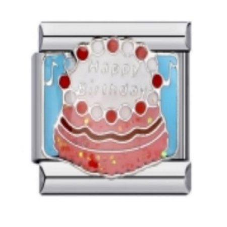 تشارم فضي كعكة عيد الميلاد